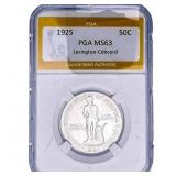 1925 Lexington Half Dollar PGA MS63