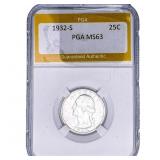 1932-S Washington Silver Quarter PGA MS63