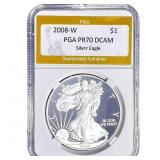 2008-W Silver Eagle PGA PR70 DCAM