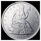 1858-O Silver Half Dollar CLOSELY UNCIRCULATED