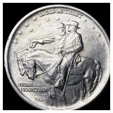 1925 Silver Half Dollar Stone Mountain GEM BU