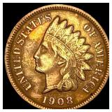 1908-S Indian Head Cent CHOICE AU
