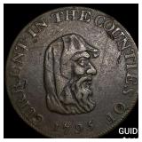 1795 Great Britain Bronze Farthing CHOICE AU