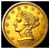 1853 $2.50 Gold Quarter Eagle