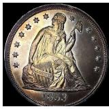 1853 Seated Liberty Dollar