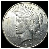 1927-S Silver Peace Dollar UNCIRCULATED
