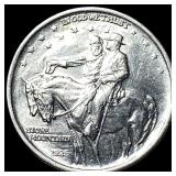 1925 Silver Half Dollar Stone Mountain GEM BU