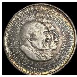 1951 Silver Half Dollar Booker T. Washington LIGHT