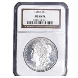 1880-S Morgan Silver Dollar NGC MS65 PL