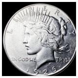 1926-S Silver Peace Dollar CHOICE AU