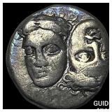 Ancient Greece Istros 4th c. BC Silver Drachm CLO