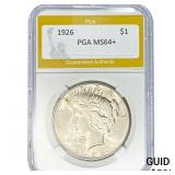 1926 Silver Peace Dollar PGA MS64+