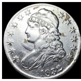 1832 Capped Bust Silver Half Dollar CHOICE AU