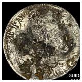 Colonial Spain Silver 8 Reales Punchmarked NEARLY