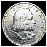 1893 Silver Columbian Half Dollar CLOSELY UNCIRCUL