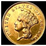 1878 $3 Gold Piece