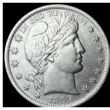 1895 Silver Half Dollar (Barber) UNCIRCULATED