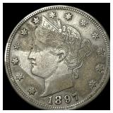 1897 Liberty Head Nickel CLOSELY UNCIRCULATED