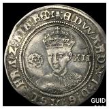Medieval England Edward VI 1537-53 Silver Shillin