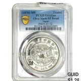 1876 Japan Silver Trade Dollar PCGS VFDetails Chop