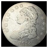 1834 Capped Bust Half Dollar NICELY CIRCULATED