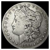 1884 Morgan Silver Dollar ABOUT UNCIRCULATED