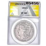 1892 Morgan Silver Dollar ANACS VF30