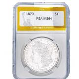 1879 Morgan Silver Dollar PGA MS64