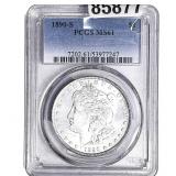 1890-S Morgan Silver Dollar PCGS MS61