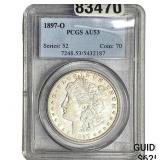 1897-O Morgan Silver Dollar PCGS AU53