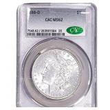1888-O Morgan Silver Dollar CAC MS62