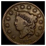 1827 Coronet Head Large Cent LIGHTLY  CIRCULATED