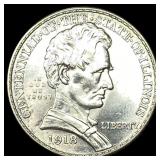 1918 Silver Illinois Half Dollar UNCIRCULATED