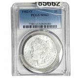 1902-O Morgan Silver Dollar PCGS MS63