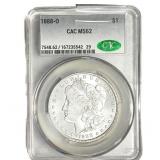 1888-O Morgan Silver Dollar CAC MS62