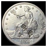 1875-S Silver Trade Dollar UNCIRCULATED
