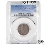 1894 Liberty Victory Nickel PCGS VF25