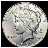 1934 Peace Silver Dollar CHOICE BU