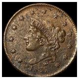 1837 Coronet Head Large Cent CHOICE AU