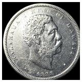 1883 Silver Hawaiian 1/2 Dollar CHOICE AU