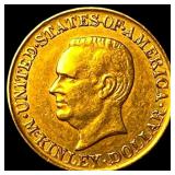 1917 Gold McKinley Dollar Commemorative CHOICE AU