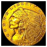 1927 Indian Head Gold $2.50 Quarter Eagle UNCIRCUL