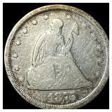 1875-S Silver Twenty Cents Piece LIGHTLY CIRCULATE