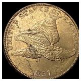 1857 Copper-Nickel Flying Eagle Cent  UNCIRCULATE