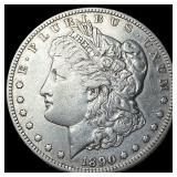 1890-CC Silver Morgan Dollar CLOSELY UNCIRCULATED