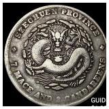 China, Sichuan 1901-08 Silver 1 Dollar NEARLY UNC