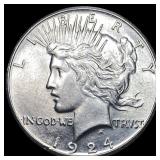 1924-S Silver Peace Dollar UNCIRCULATED