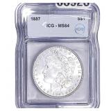 1887 Morgan Silver Dollar ICG MS64