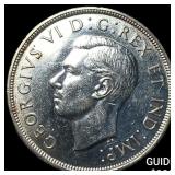 1947 Canada Silver 1 Dollar GEM BU