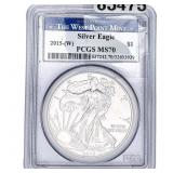 2015-W Silver Eagle PCGS MS70